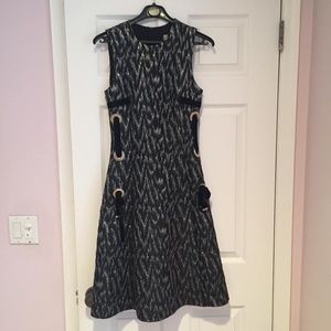 Noir Noir Leopard Metallic Dress